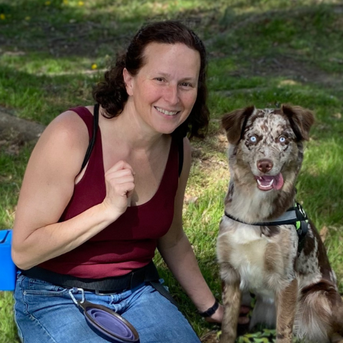 Erica Pytlovany and her dog Kasia