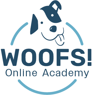WOOFS! Online Academy logo